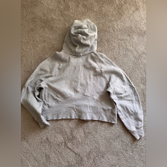 Lululemon Scuba Oversize Half Zip Hoodie XL/XXL light gray - Picture 3 of 3